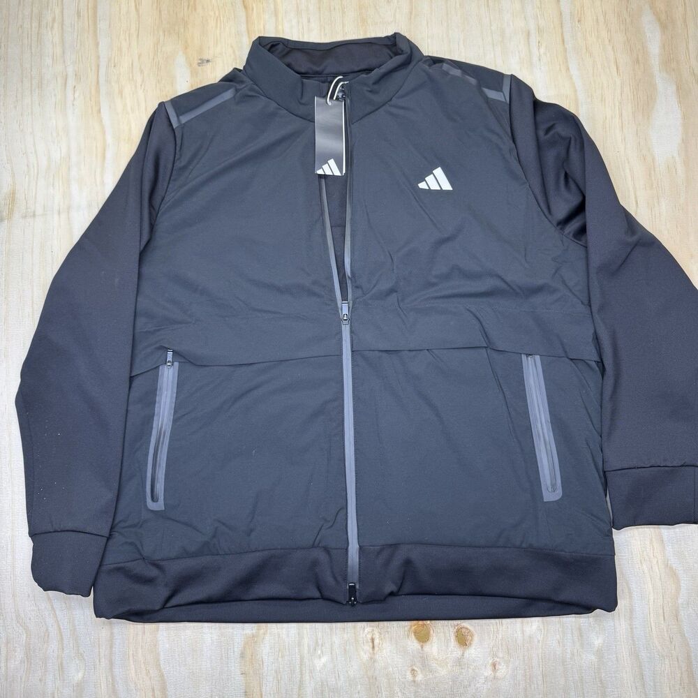 NEW Adidas Ultimate365 Tour Frostguard Full Zip Jacket Black Mens Sz 2XL JM2141